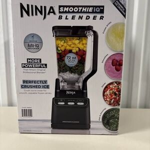 NEW Ninja Professional Blender With Auto-iQ Smoothie iQ Blender 1400 Peak Watts